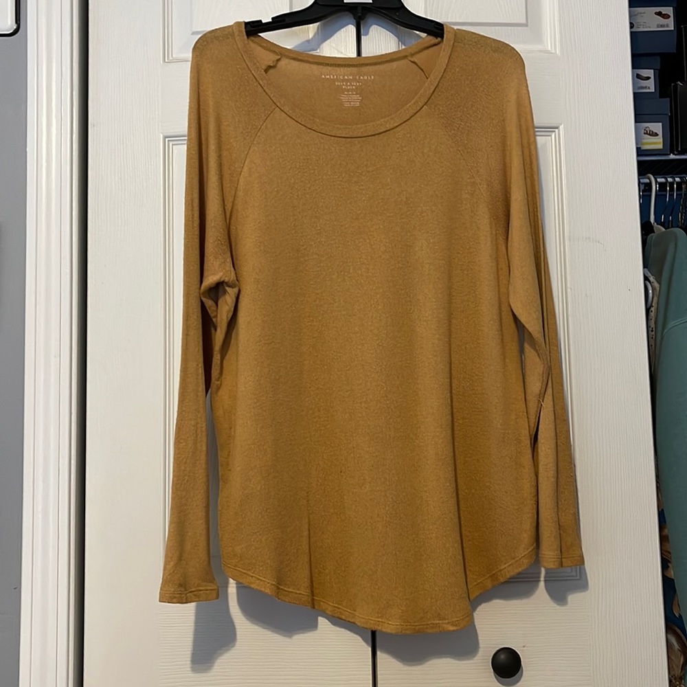 Mustard yellow American Eagle sweater